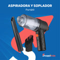 ASPIRADORA Y SOPLADOR  PORTATIL 3 en 1