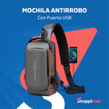 MOCHILA ANTIRROBO CON PUERTO USB
